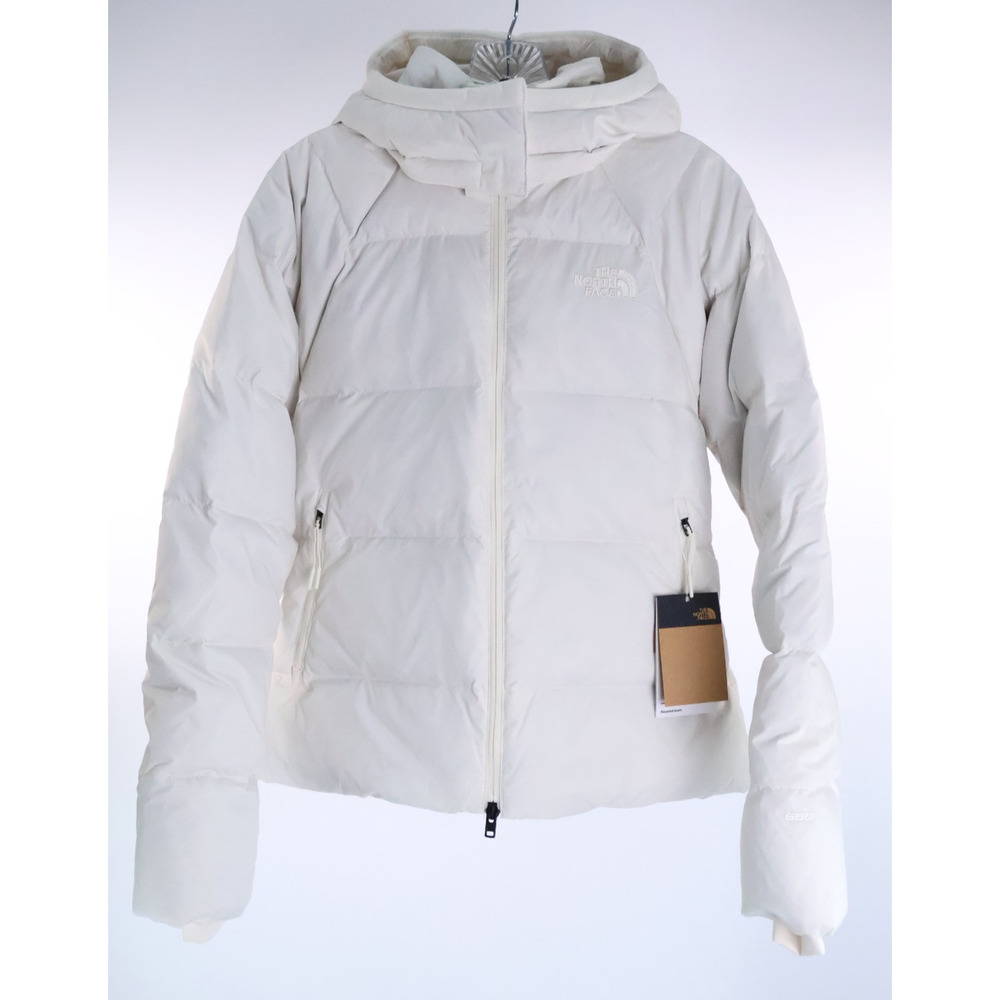 The North Face Hydrenalite City Down Hoodie Jacket Women's S White Dune NWT Read